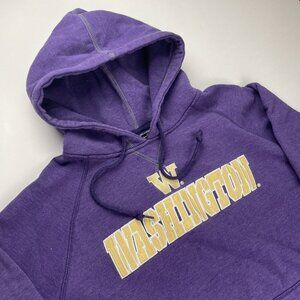 Washington Huskies Hoodie Men’s XL Purple Champion Pullover Sweatershirt Pocket